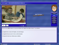 Activit� de compr�hension de l'oral, � partir d'une vid�o