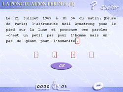 3 - La ponctuation perdue