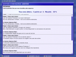 Le bilan du questionnaire
