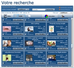 R�sultats d'une recherche