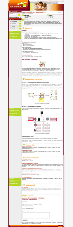 La structure des fiches est standardis�e afin de favoriser la prise en main rapide. 