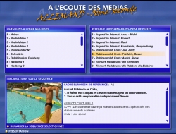 Le sommaire des activit�s