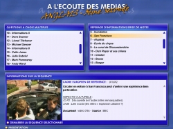 Le sommaire des activit�s