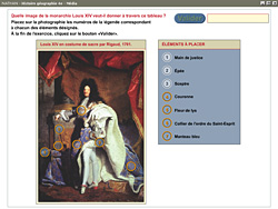 Les insignes de la royaut� mieux m�moris�s par cet exercice interactif