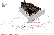 Passage de la forteresse au ch�teau de la Renaissance