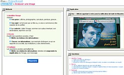 Pr�paration du brevet : m�thode, exercice et bouton r�pondre pour appeler le classeur �lectronique.
