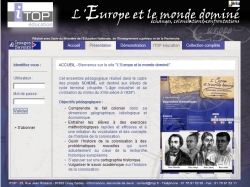 Page d'accueil du site