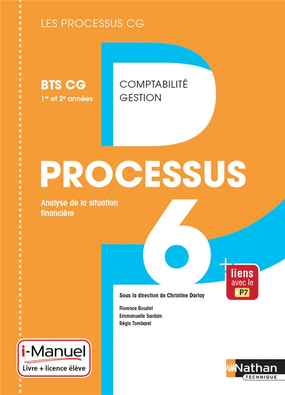 Processus 6 - Analyse de la situation financière - BTS CG 1re et 2e années - Coll. Les processus CG - Ed. 2017