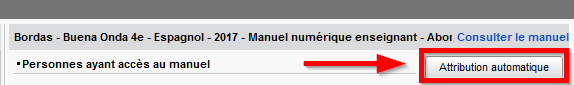 Pronote - Attribution automatique