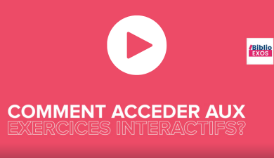 Comment accéder aux exercices interactifs