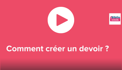 Comment créer un devoir