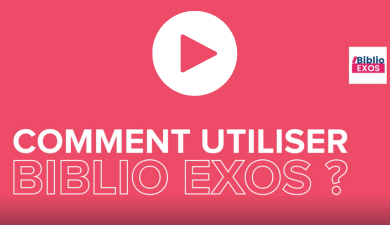 Comment utiliser Biblio Exos