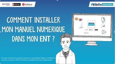 TUTOS Installer votre Manuel numérique Biblio Manuels sur l'ENT de votre établissement