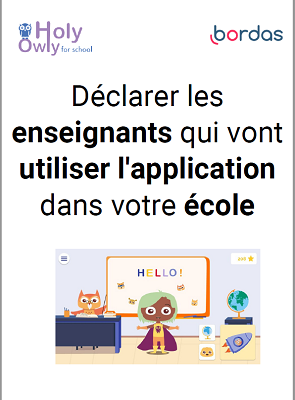 Tuto Holy Owly déclarer enseignants