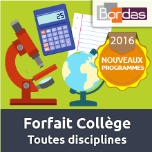 Bordas Accompagnement Numérique Personnalisé - Forfait Collège - Toutes disciplines Couverture