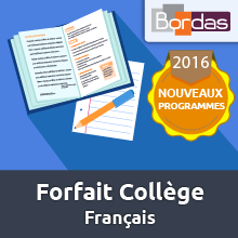 Bordas Accompagnement Numérique Personnalisé - Forfait Collège - Français Couverture