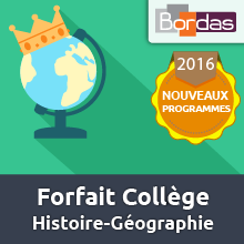 Bordas Accompagnement Numérique Personnalisé - Forfait Collège - Histoire-Géographie Couverture