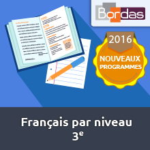 Bordas Accompagnement Numérique Personnalisé - Français par niveau (6e, 5e, 4e ou 3e) Couverture