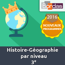 Bordas Accompagnement Numérique Personnalisé - Histoire-Géographie par niveau (6e, 5e, 4e ou 3e) Couverture