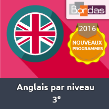Bordas Accompagnement Numérique Personnalisé - Anglais par niveau (6e, 5e, 4e ou 3e) Couverture