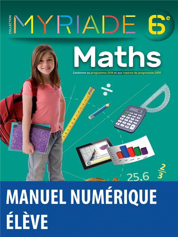 Myriade - Mathématiques 6e - 2021 - Manuel numérique
