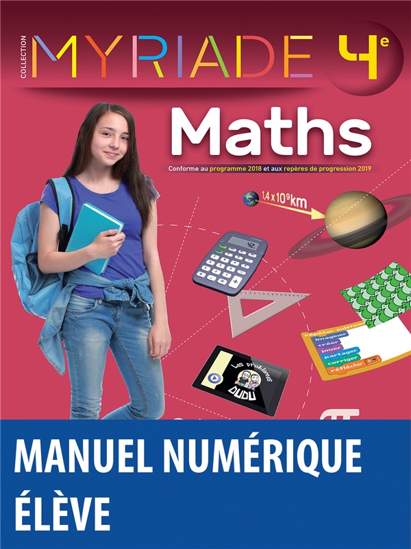 Myriade - Mathématiques 4e - 2021 - Manuel numérique