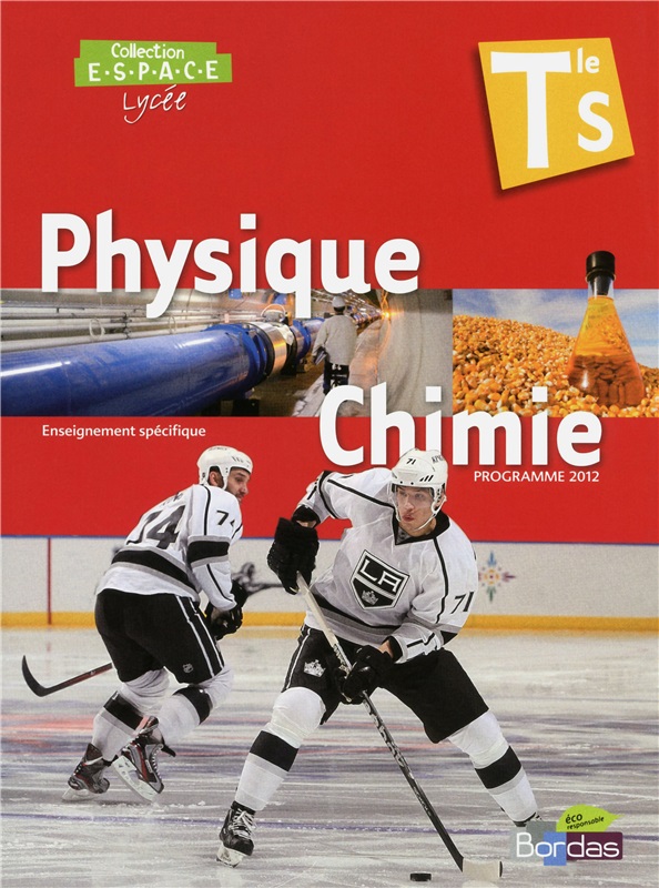 Physique-Chimie Tle S - Coll° ESPACE - 2012 - Manuel numérique Couverture
