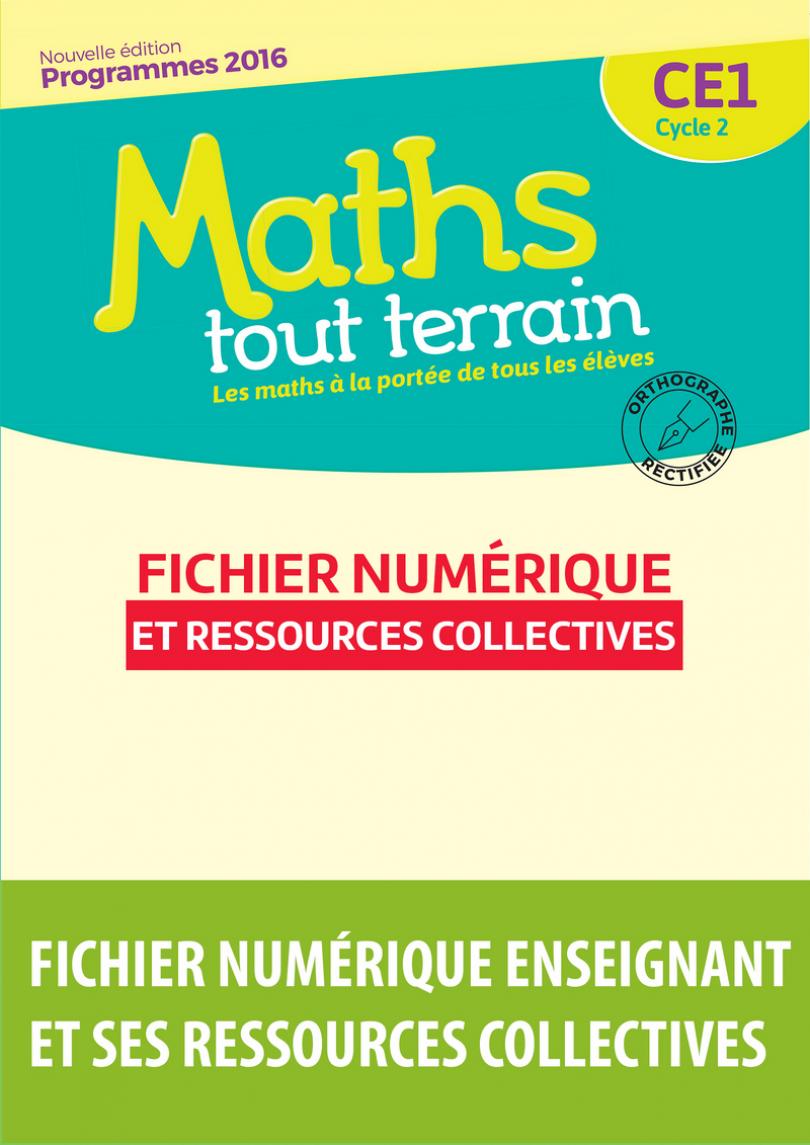 Maths tout terrain CE1 - Fichier numérique enseignant  et ses ressources collectives