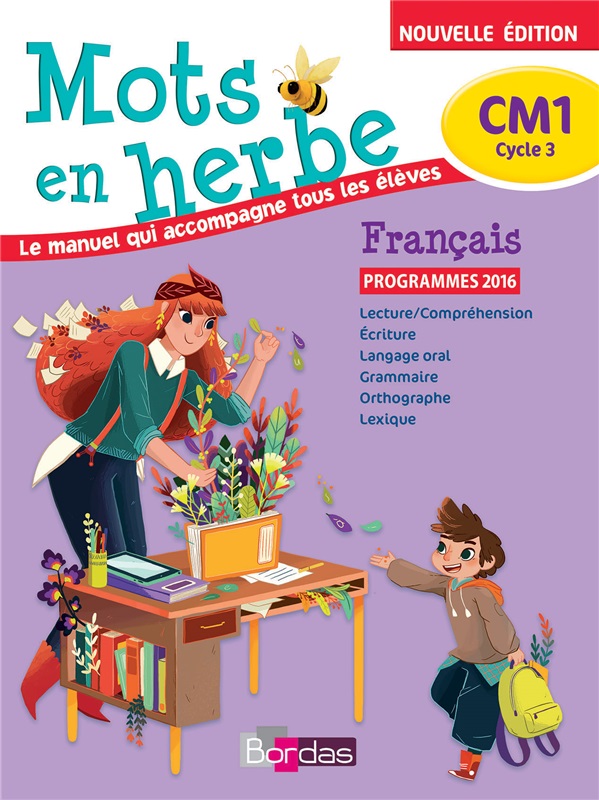 Mots en herbe CM1 - Français - 2017 - Manuel numérique