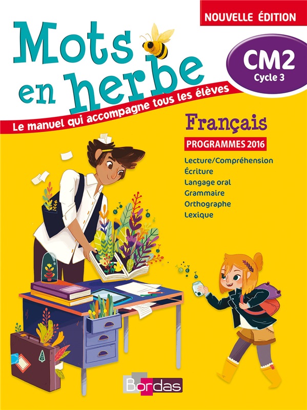 Mots en herbe  CM2 - Manuel numérique enseignant  et ses ressources collectives