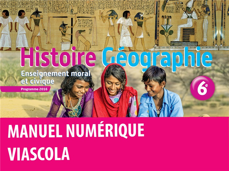 Histoire-Géographie-EMC 6e - 2016 - Manuel sur ViaScola Couverture