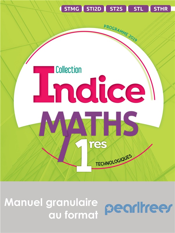 Indice - Mathématiques 1res technologiques Pearltrees