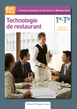 Technologie de restaurant 1re tale Bac Pro CSR - Pochette numérique* Couverture