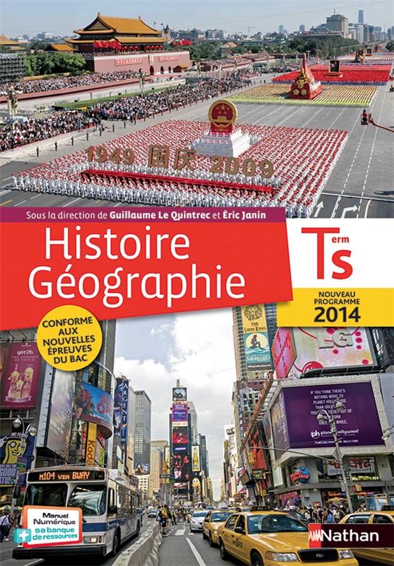 Histoire-Géographie Term S - Le Quintrec/Janin - 2014 Couverture