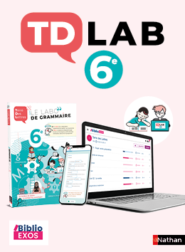 TDLab, la plateforme d'exercices du Labo de grammaire 6e Terre des Lettres - 2020
