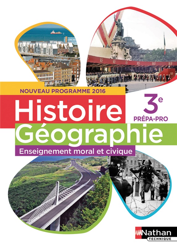 Histoire-Géographie 3e Prépa-pro Couverture