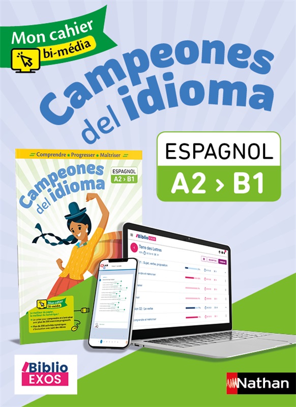 Cahier d'espagnol Campeones del idioma A2>B1 (2021)