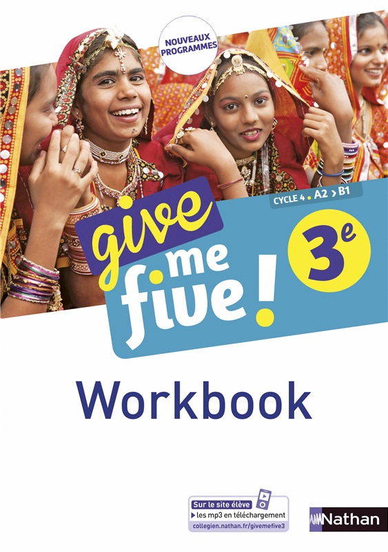 Workbook numérique Give me five 3e - 2017