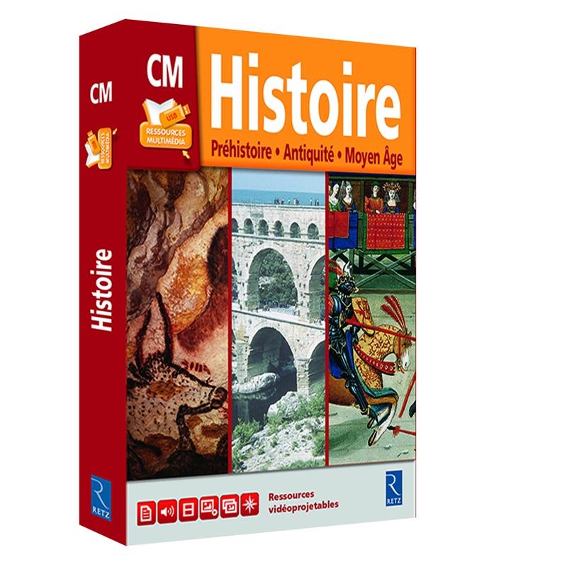 Histoire CM - Clé USB : Préhistoire, Antiquité, Moyen âge