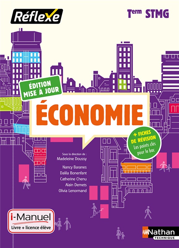 Economie Tle STMG - Coll. Réflexe - Ed. 2019 Couverture