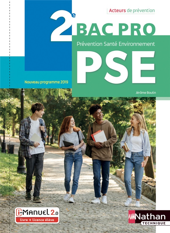 Prévention Santé Environnement - 2de Bac Pro Coll. Acteurs de Prévention - Ed. 2019 Couverture