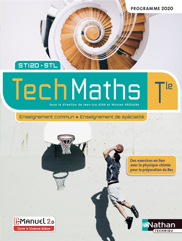 Mathématiques - Tle STI2D - Enseignement commun et de spécialité - Coll. TechMaths - Ed. 2020 Couverture