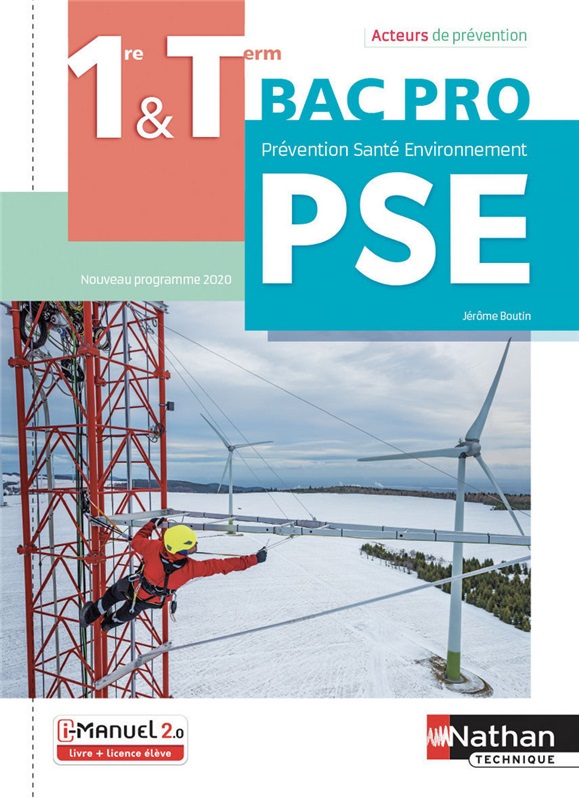 Prévention Santé Environnement - 1re/Tle Bac Pro - Coll. Acteurs de prévention - Ed. 2020 Couverture
