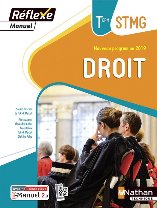 Droit - Tle STMG - Coll. Réflexe - Ed. 2020