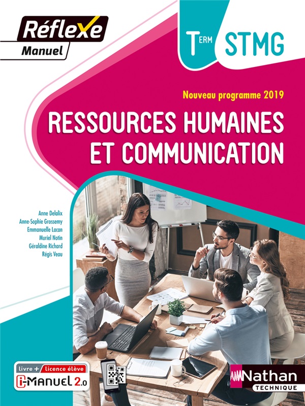 Ressources humaines et Communication - Tle STMG - Coll. Réflexe - Ed. 2020