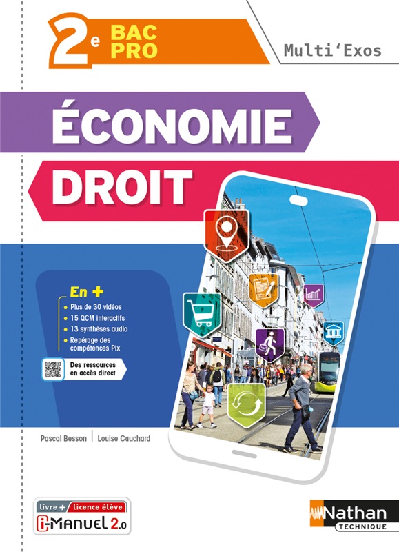 Economie-Droit - 2de Bac Pro - Coll. Multi'Exos - Ed. 2022