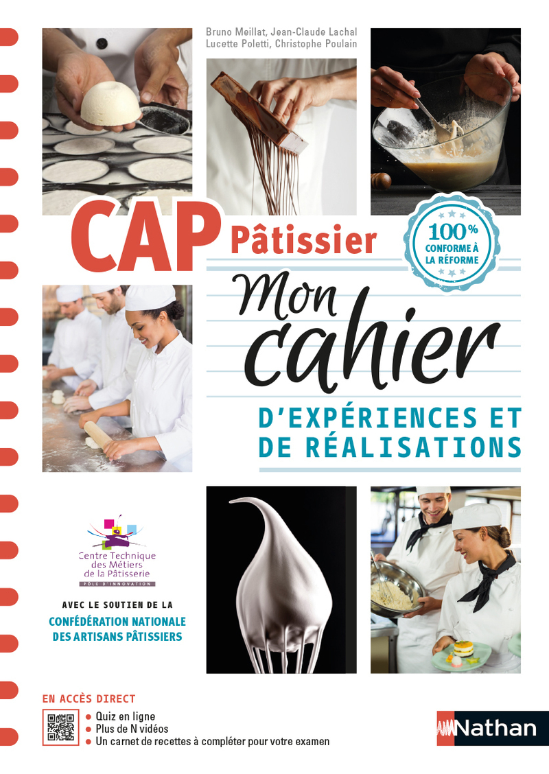 Mon cahier d'expériences et de réalisations - CAP Pâtissier - Ed. 2023
