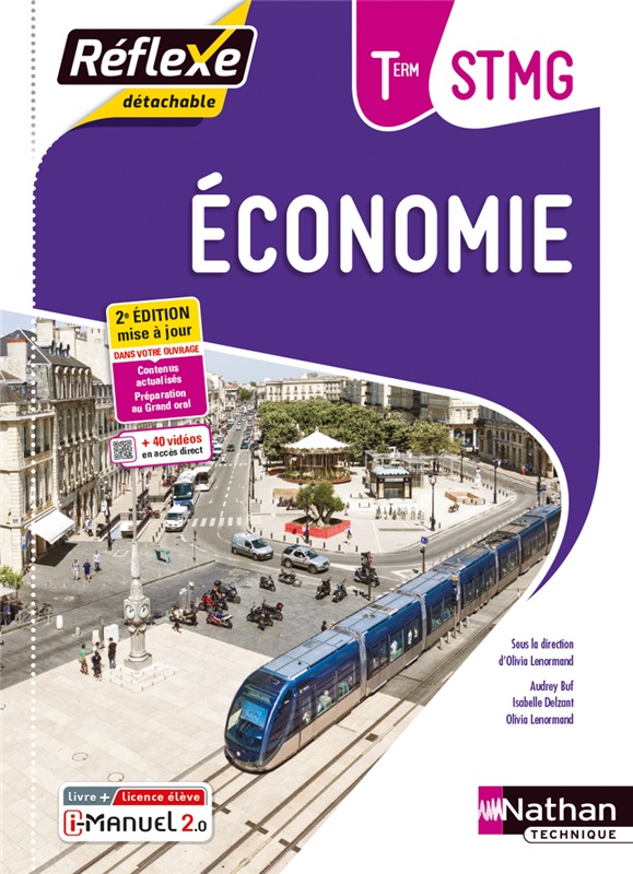 Economie - Tle STMG - Coll. Réflexe - Ed. 2022 Couverture