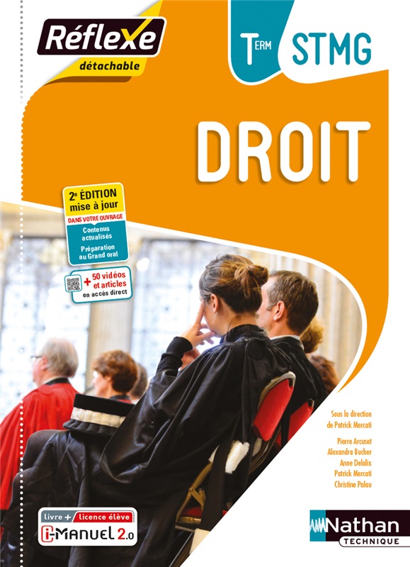 Droit - Tle STMG - Coll. Réflexe - Ed. 2022