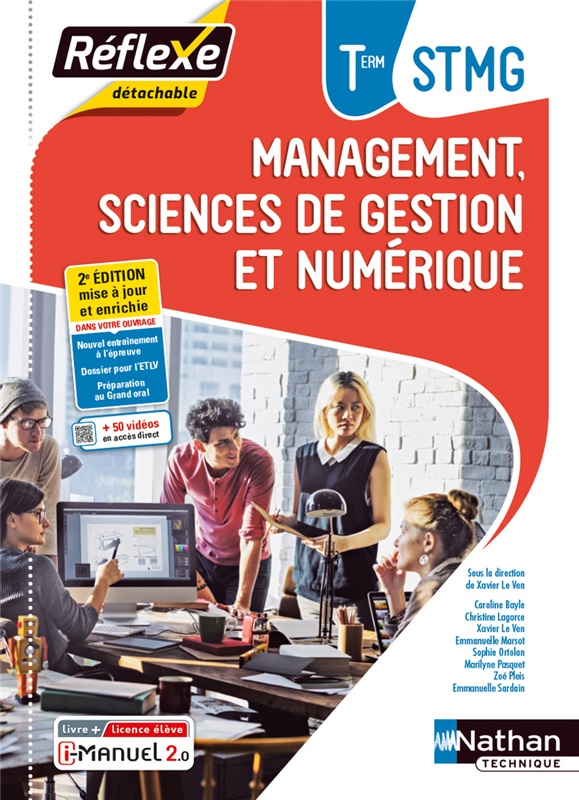 Management, Sciences de gestion et numérique - Tle STMG - Coll. Réflexe - Ed. 2022